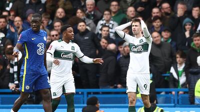 Ryan Hardie (Garrick, 68) 6 – Had a chance to give his side the lead shortly after coming on but should have done better and was denied by Kepa. Could not convert the penalty to equalise for his side in added time. Getty