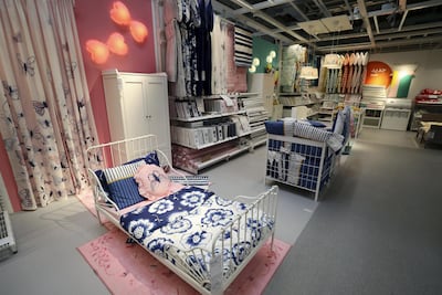 Inside the new Ikea store at Festival Plaza mall, Jebel Ali, Dubai. Chris Whiteoak / The National