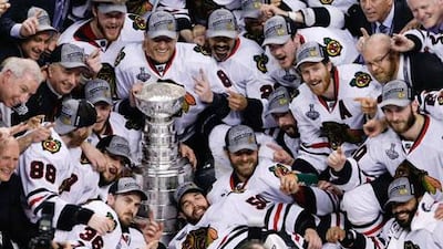 The Chicago Blackhawks won their second NHL title in four seasons. Charles Krupa / AP Photo