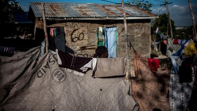 An earthquake in Haiti in 2010 left 220,000 dead and 1.5 million displaced. Alejandro Cegarra/ Bloomberg