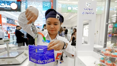 The food and beverage segment led growth in the UAE's retail sector during the first quarter, Majid Al Futtaim's study showed. Victor Besa / The National