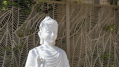 A statue in the property's garden. Antonie Robertson / The National