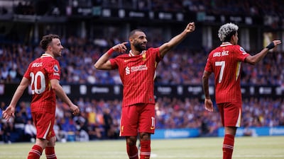 Mohamed Salah began the new season with a goal and assist in Liverpool's win at Ipswich Town. EPA