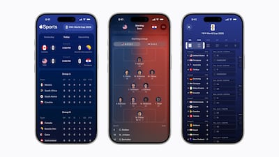 The Apple Sports app is now available to download in 170 countries. Photo: Apple