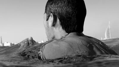 Overcome from the Submersion Series by James Harvey on display at Showcase Gallery. Courtesy James Harvey and Showcase Gallery