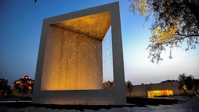 Designed by artist Ralph Helmick, The Constellation is the memorial’s centerpiece, serving as both a monument and artwork that features a three-dimensional portrait of Sheikh Zayed. Antonie Robertson / The National
