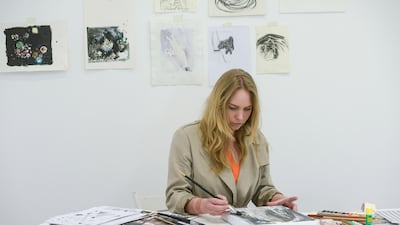 In Abu Dhabi, Kristina Alisauskaite from Lithuania is taking part in a programme at Warehouse421. Khushnum Bhandari / The National