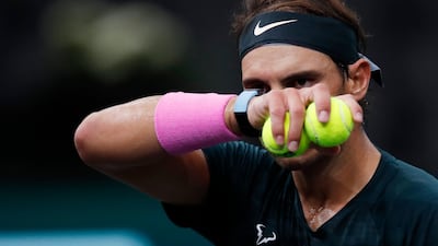 Rafael Nadal during his win over Feliciano Lopez. Reuters