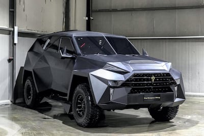 The monster-size off-roader by Karlmann King at Car Vault. Antonie Robertson / The National
