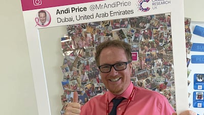 Andi Price, a class teacher in Dubai. Courtesy: Andi Price