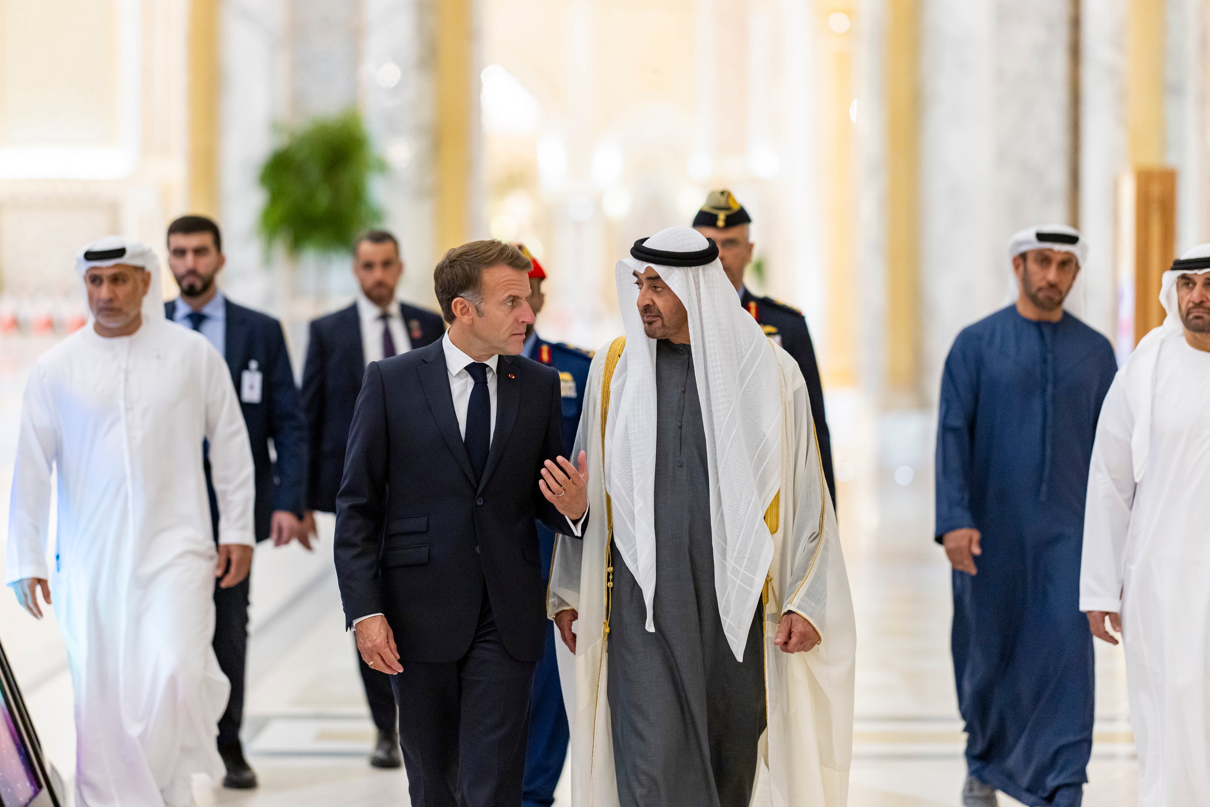 Macron Visits UAE for Energy Talks Amidst Regional Security and Humanitarian Concerns
