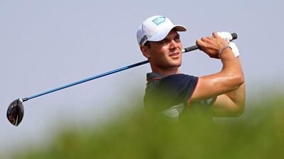 Martin Kaymer will be chasing his fourth Abu Dhabi HSBC Championship title when he tees off on Thursday at Abu Dhabi Golf Club. Nezar Balout / AFP