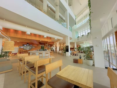 The restaurant is located under The Bridge wellness centre. Photo: Krave Abu Dhabi