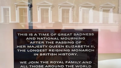 In addition to dressing window mannequins in all-black, Chanel also posted this statement.