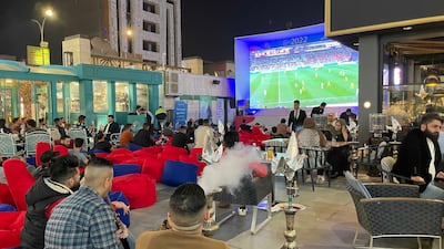 Iraqis can enjoy the live games at the courtyard of Baghdad’s Town Centre Mall in the commercial hub of Mansour