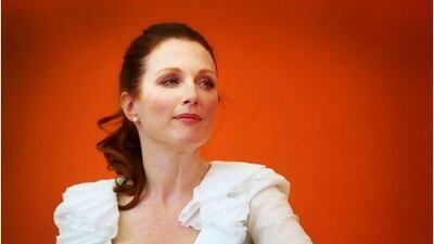 Julianna Moore "in conversations" at Emirates Palace during the Abu Dhabi Film Festival in November 2010. Delores Johnson/ The National