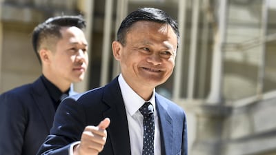 Jack Ma joined Twitter on Monday and has tweeted about his foundation pledging urgent medical supplies to the US, Africa and Asia. Photo: AFP