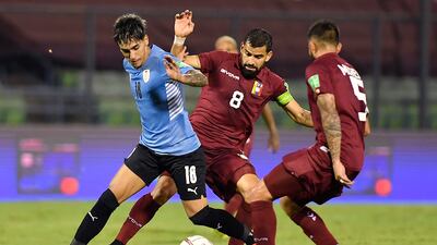 June 8, 2021. Venezuela 0 Uruguay 0: A second goalless draw on the trot for Uruguay against a Venezuela side which went into the game having lost four of their five qualifiers so far. Getty