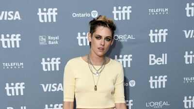 Kristen Stewart attends the 'Seberg' press conference during the 2019 Toronto International Film Festival on September 8, 2019. AFP