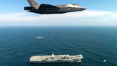 RAF F35B stealth fighter - The fifth-generation Lightning combat aircraft can carry out air-to-surface, electronic warfare, intelligence missions and air-to-air missions. Getty Images