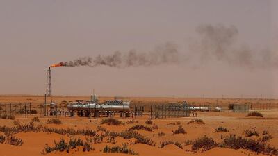 1st: Saudi Aramco - 12 million boepd. Pictured, a flame from a Saudi Aramco oil installion known as "Pump 3" in the desert near the oil-rich area of Khouris, 160 kms east of the Saudi capital Riyadh. AFP