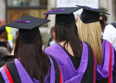 An education expert said prospective students should carefully consider if they need a university degree to pursue their passion. Photo: PA