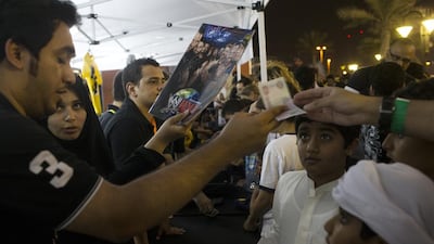 WWE Live event at Zayed Sports City in Abu Dhabi. Christopher Pike / The National