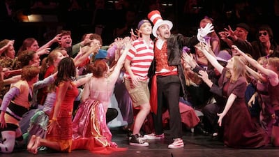 Suessical incorporates various Dr Seuss stories, including The Cat in the Hat, Horton Hears a Who and Oh, The Things You Can Think!. Marvin Joseph / The Washington Post / Getty Images