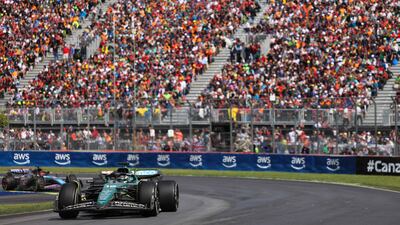 There was a huge crowd at the Circuit Gilles-Villeneuve in Montreal. AFP