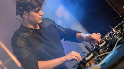 Martin Garrix will perform in Abu Dhabi as part of Formula One weekend. Michael Loccisano / Getty Images for Firefly Music Festival / AFP
