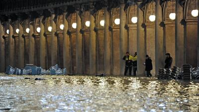The city often experiences issues with high tides at this time of year. EPA