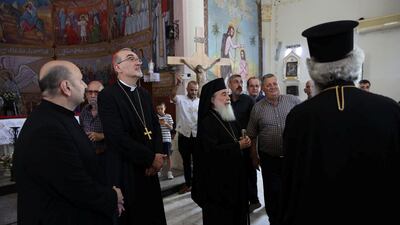 The Latin Patriarch of Jerusalem, Cardinal Pierbattista Pizzaballa, and the Greek Orthodox Patriarch of Jerusalem, Theophilos III, have met members if the Christian community in the enclave. Reuters