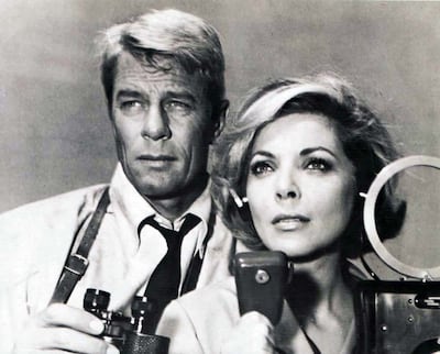 Peter Graves and Barbara Bain in Mission: Impossible Versus The Mob. Photo: Paramount Pictures