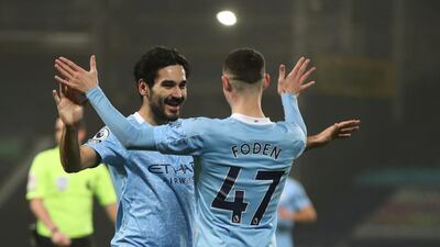 Ilkay Gundogan is Manchester City's joint-top scorer in the Premier League - alongside Raheem Sterling - with seven goals this season. AP