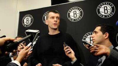 Brooklyn Nets principal owner Mikhail Prokhorov wants to see quick returns on his investment such as, say, an NBA title this season.