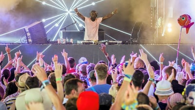 Idris Elba performs at Gotha Dubai this week. Credit Photo by Guy Bell / REX / Shutterstock