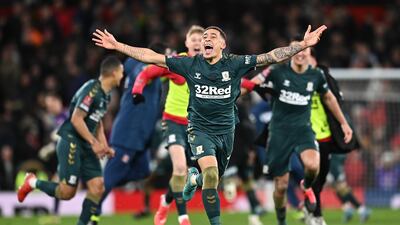 Marcus Tavernier – 8. Put in plenty of good defensive work and used the ball well when he had it. Pickpocketed Pogba in the incident that led to the Frenchman’s yellow card and cut the hosts open to create Crooks’ chance. Booked for pulling back Pogba. Made a brilliant tackle to deny Fernandes and a vital header in the final seconds. Emphatically sent his penalty into the top corner. Getty Images