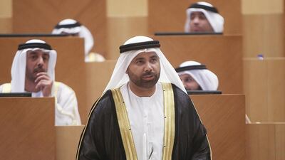 An increase in divorces has a negative effect on society, said FNC Member Ali Al Nuaimi (Ajman). Fatima Al Marzooqi / The National.