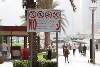 Many UAE residents are calling for stricter implementation of the e-scooter rules. The National