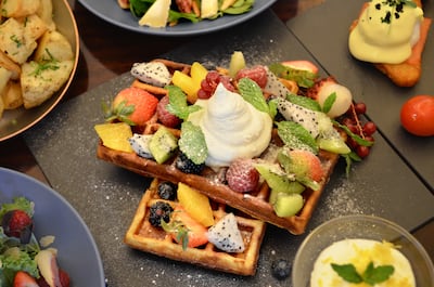 Spend Sundays enjoying a lengthy breakfast before stretching out poolside with St Regis Abu Dhabi's offer. Photo: St Regis Abu Dhabi
