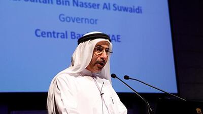 Governor of the Central Bank of UAE, Sultan Bin Nasser al Suwaidi at the ACT Middle East conference in Dubai.