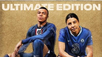 The final title is out now for those who pre-ordered it. 'Fifa 23' marks the end of a 30-year run of games. Photo: EA Sports