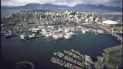 Vancouver, Canada, played host to the prestigious Expo in 1986. The event was a factor in its transformation from a port town to a skyscraper-skylined metropolis. Courtesy: Getty Images