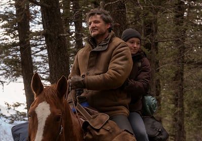 Pedro Pascal and Bella Ramsey in a scene from The Last of Us. AP