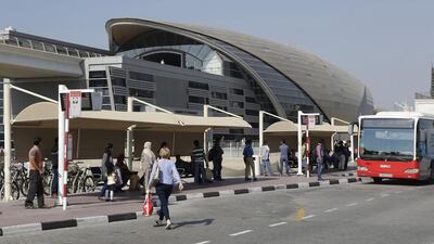 The free RTA journey app helps commuters to reach their destination. Jeffrey E Biteng / The National