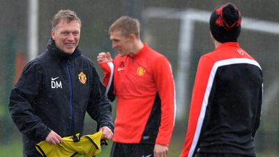 Moyes has faced harsh criticism this season for leading Manchester United to a disappointing seventh so far in the Premier League and risks further ire if United unexpectedly drop out of the Champions League to Olympiakos. Paul Ellis / AFP / March 18, 2014