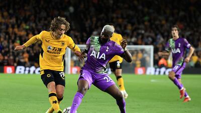 Fabio Silva – 6. The 19-year-old got two assists in the last round of the cup, and he grew into this game as Wolves got on the front foot. Unable to direct an effort goalwards later on in the first half. Booked for bad challenge on Tanganga early on. Getty Images