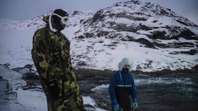 Diving in such inhospitable conditions is a tough challenge