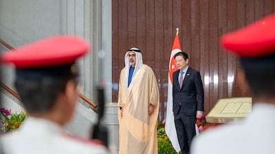 Sheikh Khaled will also meet senior officials and executives from leading Singaporean companies