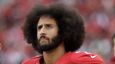 The hashtag #ImWithKap was trending in support of former football player Colin Kaepernick during Super Bowl LIII. AP